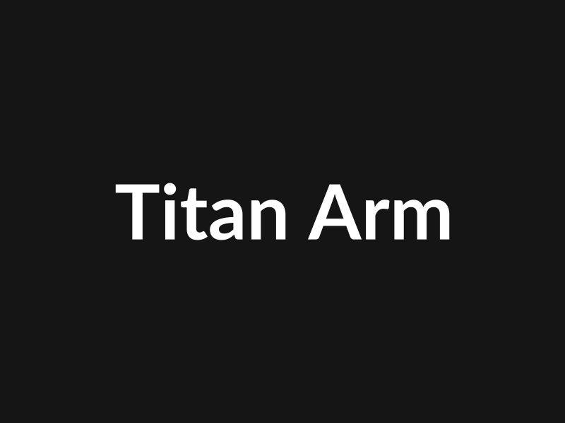Titan Arm 6-axis industrial robotic arm for automotive assembly